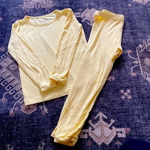 Kyte Baby toddler pajama set- 4t yellow